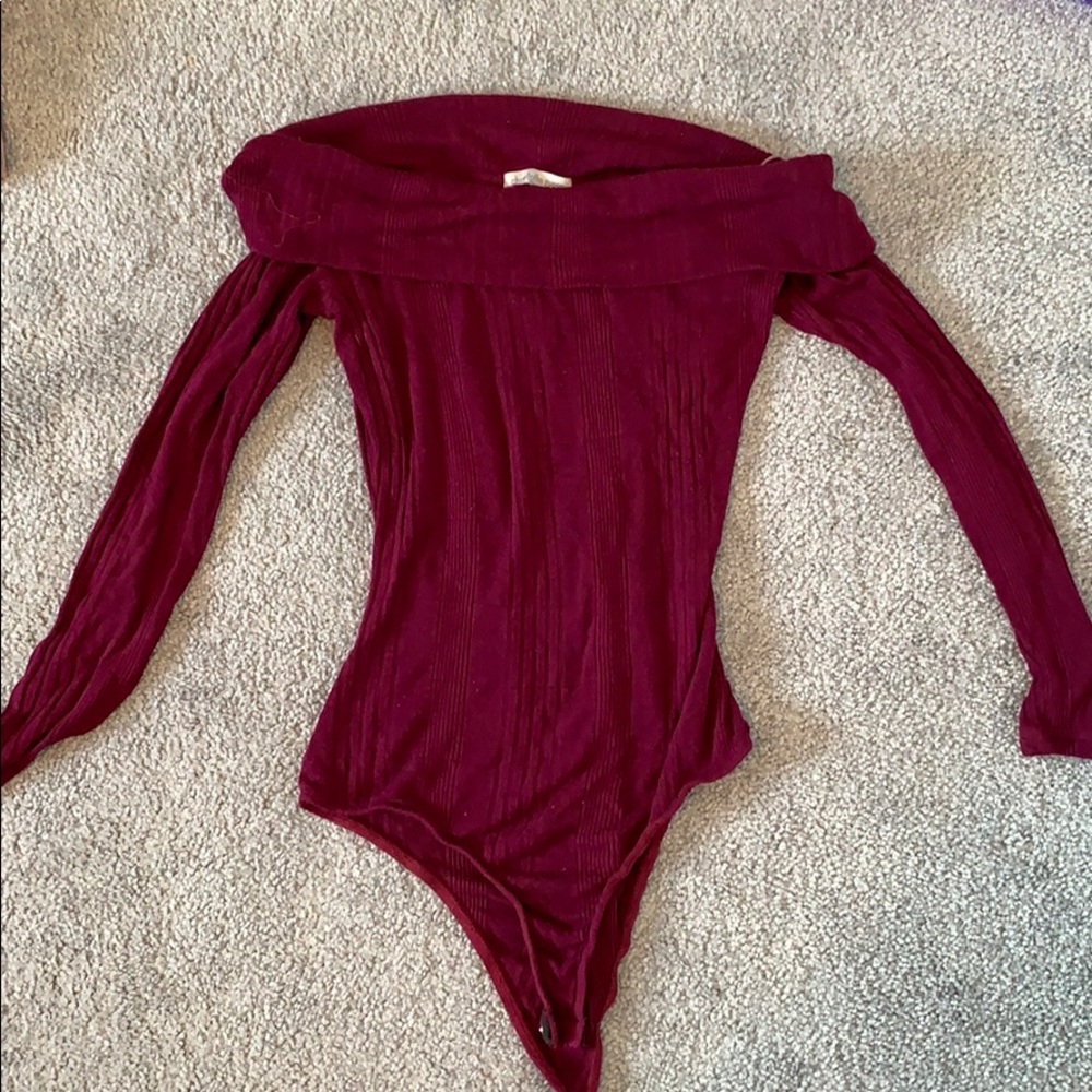Off the shoulder body suit